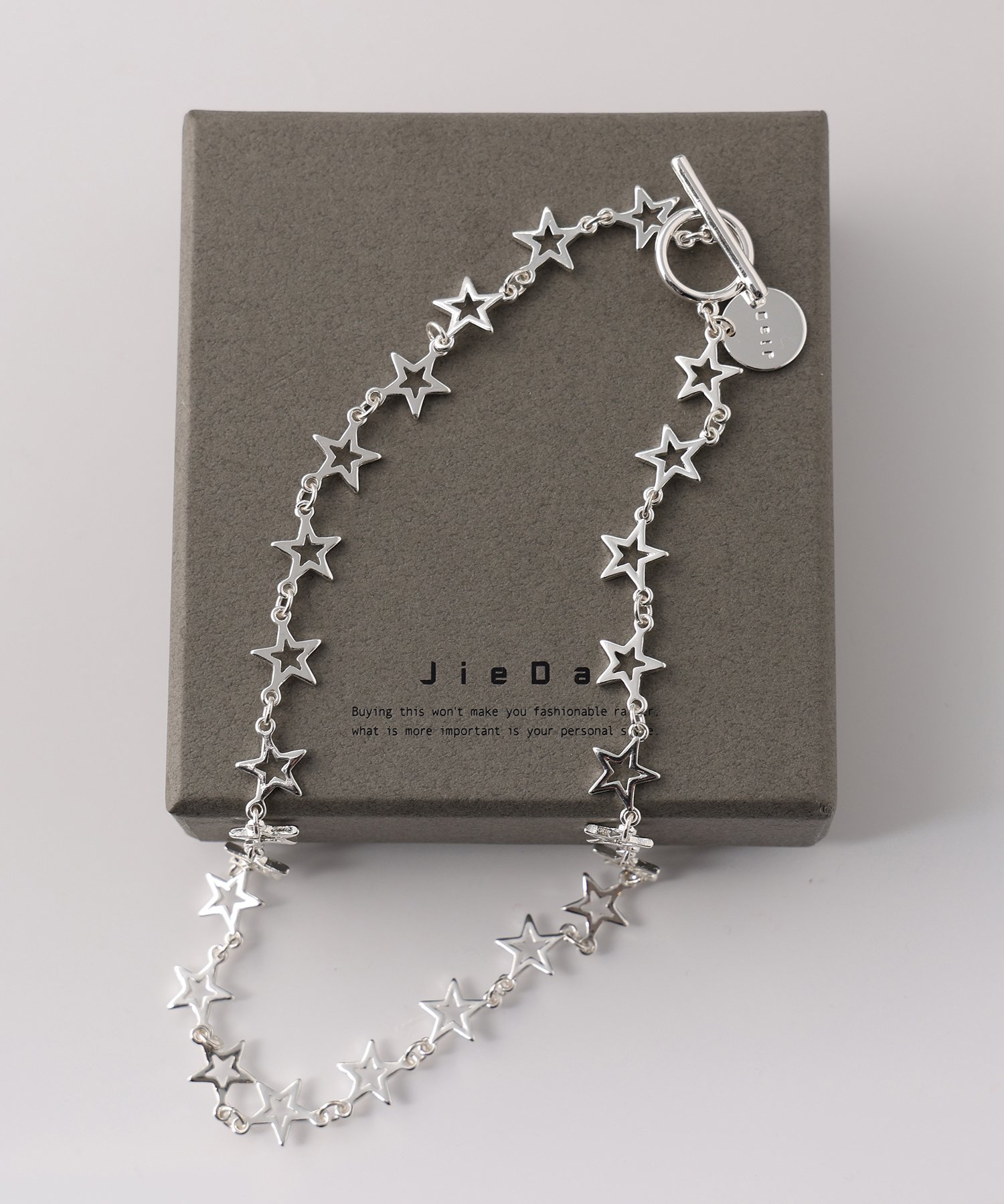 JieDa<br />OPEN STAR NECKLACE / SILVER<img class='new_mark_img2' src='https://img.shop-pro.jp/img/new/icons47.gif' style='border:none;display:inline;margin:0px;padding:0px;width:auto;' />