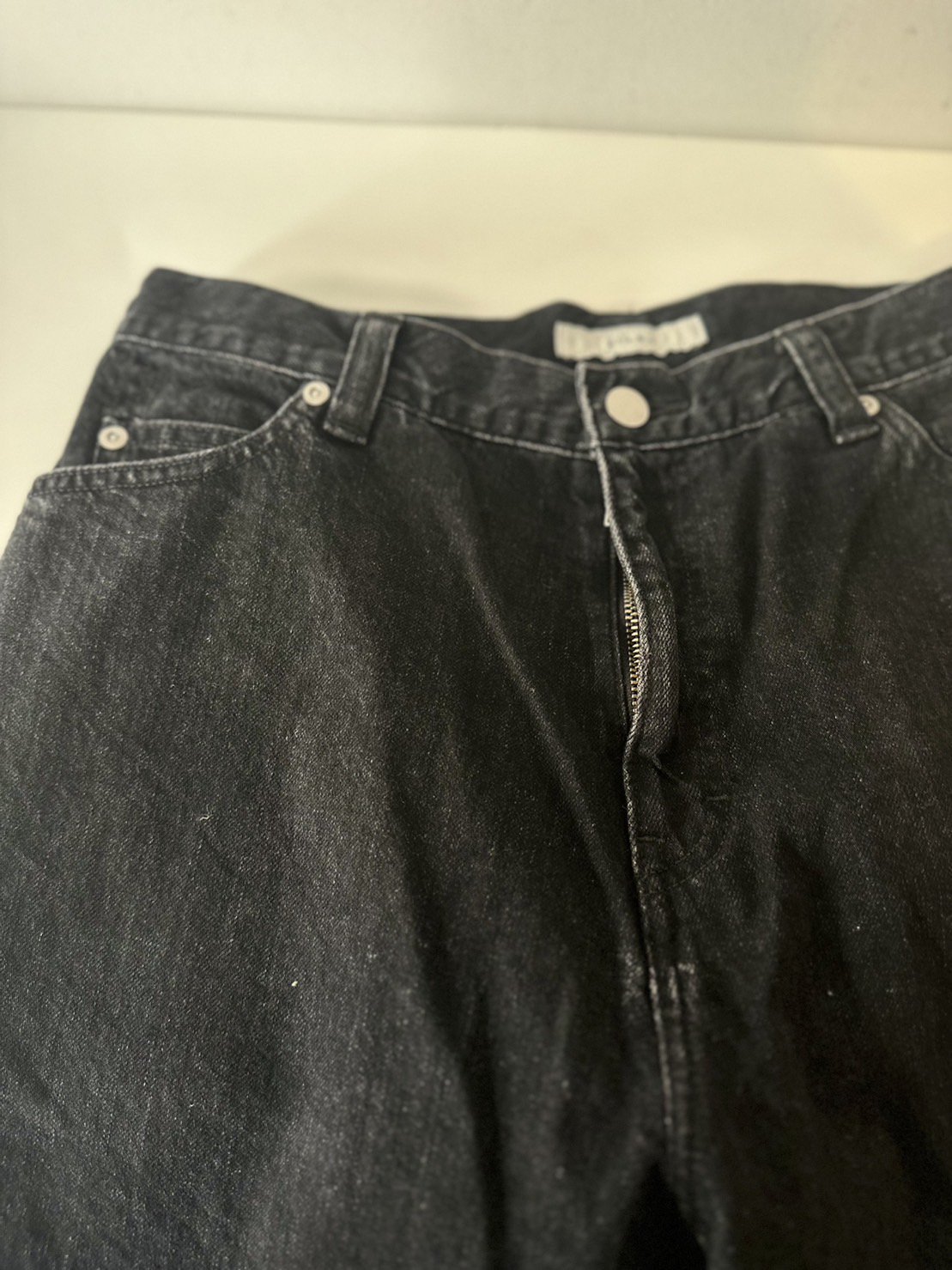 JieDa<br />USED BAGGY DENIM / BLACK<img class='new_mark_img2' src='https://img.shop-pro.jp/img/new/icons14.gif' style='border:none;display:inline;margin:0px;padding:0px;width:auto;' />