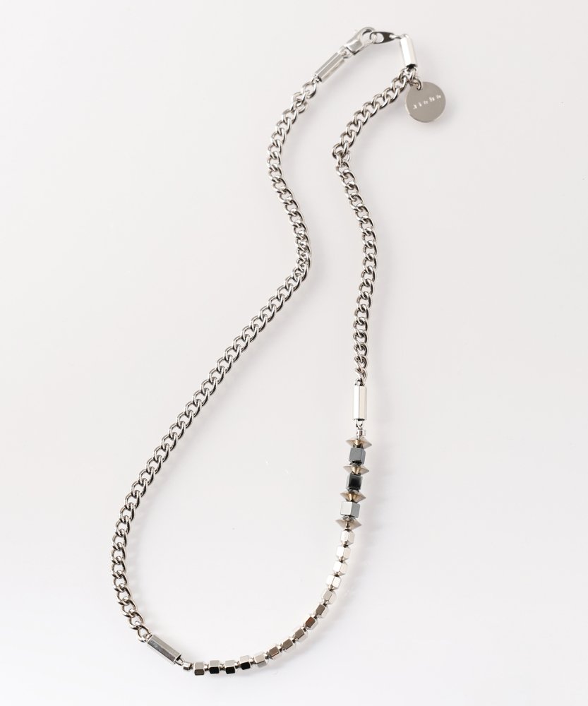 JieDa<br />HEMATITE NECKLACE / SILVER<img class='new_mark_img2' src='https://img.shop-pro.jp/img/new/icons47.gif' style='border:none;display:inline;margin:0px;padding:0px;width:auto;' />