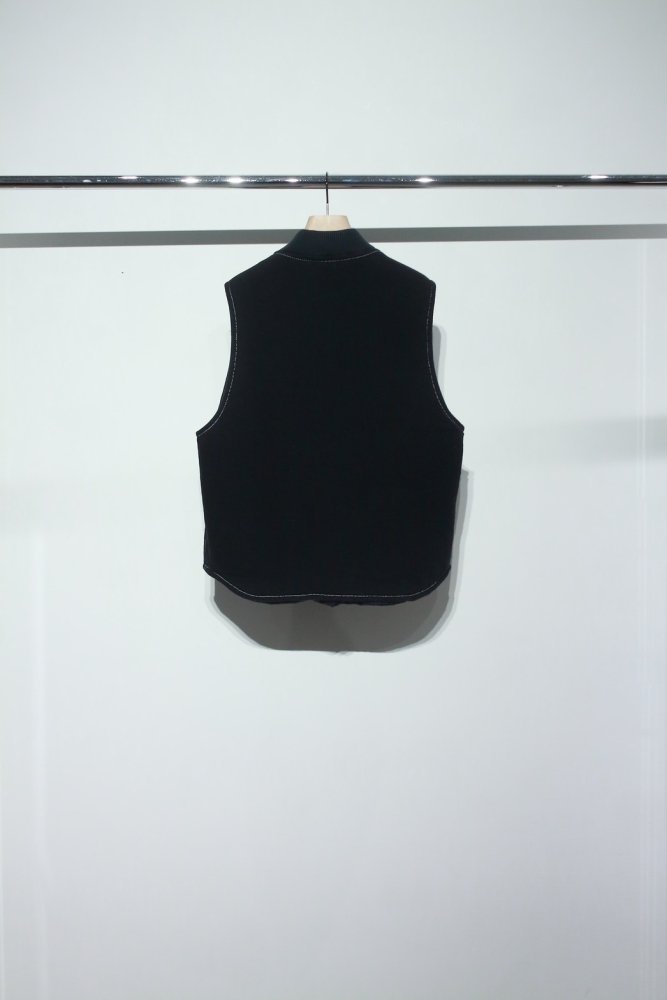 soe<br />Washed Work Vest / BLACK<img class='new_mark_img2' src='https://img.shop-pro.jp/img/new/icons47.gif' style='border:none;display:inline;margin:0px;padding:0px;width:auto;' />