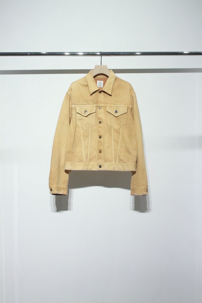 soe<br />Overdyed Trucker Jacket / YELLOW BROWN<img class='new_mark_img2' src='https://img.shop-pro.jp/img/new/icons47.gif' style='border:none;display:inline;margin:0px;padding:0px;width:auto;' />