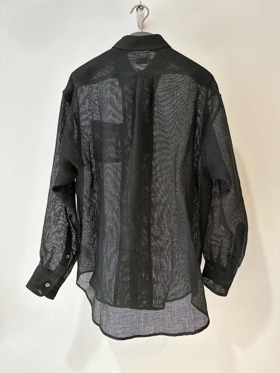 ALLEGE<br />Linen Mesh Shirt / Black<img class='new_mark_img2' src='https://img.shop-pro.jp/img/new/icons47.gif' style='border:none;display:inline;margin:0px;padding:0px;width:auto;' />