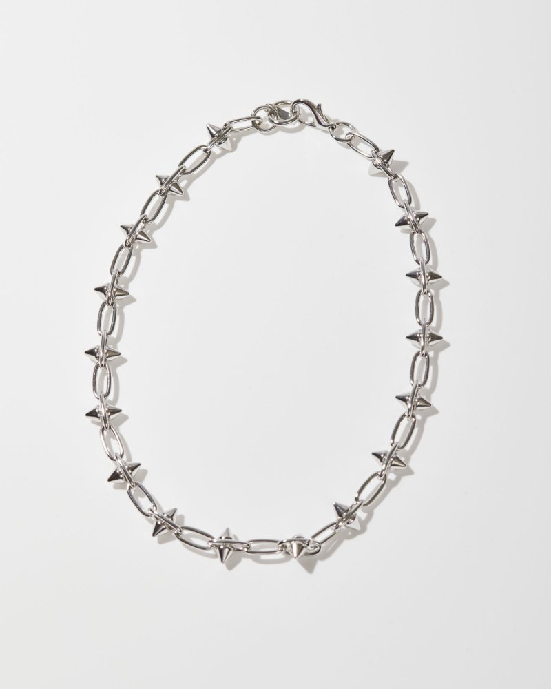 LITTLEBIG<br />Studded Necklace / Silver<img class='new_mark_img2' src='https://img.shop-pro.jp/img/new/icons47.gif' style='border:none;display:inline;margin:0px;padding:0px;width:auto;' />