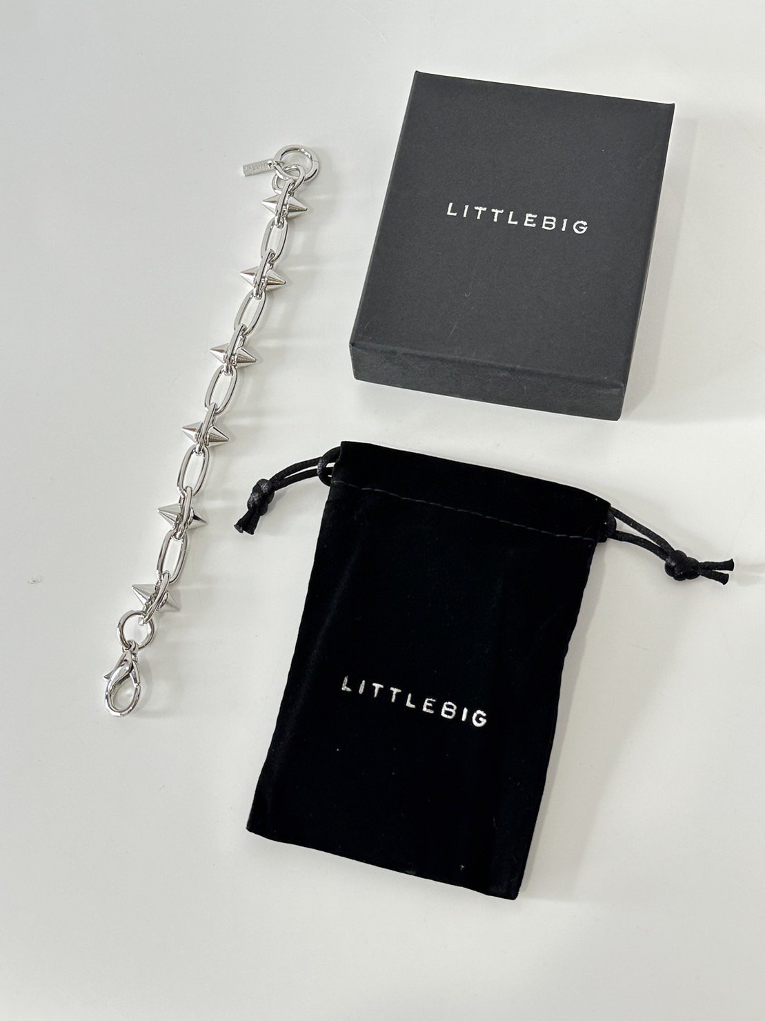LITTLEBIG<br />Studded Bracelet / Silver<img class='new_mark_img2' src='https://img.shop-pro.jp/img/new/icons14.gif' style='border:none;display:inline;margin:0px;padding:0px;width:auto;' />