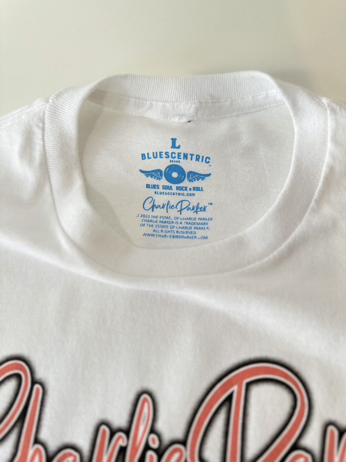 BLUESCENTRIC<br />CHARLIE PARKER PASTEL HEAVY TEE / WHITE<img class='new_mark_img2' src='https://img.shop-pro.jp/img/new/icons14.gif' style='border:none;display:inline;margin:0px;padding:0px;width:auto;' />