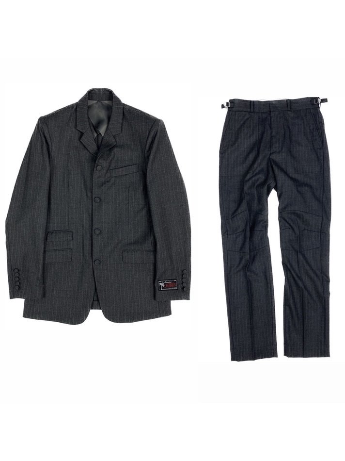 DAIRIKU<br />Bora,Bora Exclusive Jimmy Mod's Jacket & Jimmy Biker Wool Slacks SET / Grey<img class='new_mark_img2' src='https://img.shop-pro.jp/img/new/icons14.gif' style='border:none;display:inline;margin:0px;padding:0px;width:auto;' />