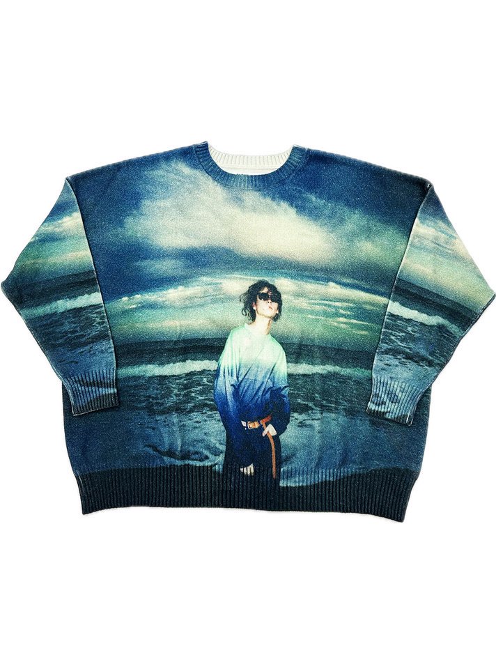 DAIRIKU<br />18SS Photo Pullover Knit / Night<img class='new_mark_img2' src='https://img.shop-pro.jp/img/new/icons38.gif' style='border:none;display:inline;margin:0px;padding:0px;width:auto;' />