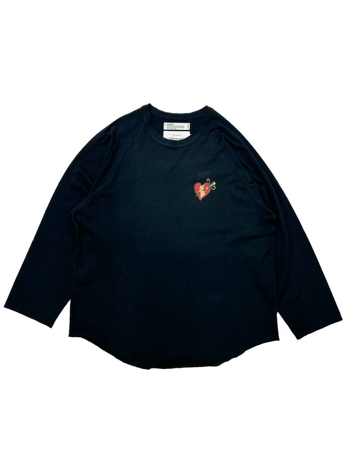 DAIRIKU<br />Tour Raglan Tee / Black<img class='new_mark_img2' src='https://img.shop-pro.jp/img/new/icons47.gif' style='border:none;display:inline;margin:0px;padding:0px;width:auto;' />