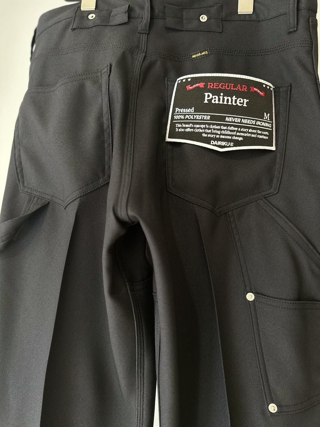 DAIRIKU<br />Painter Pressed Pants / Black<img class='new_mark_img2' src='https://img.shop-pro.jp/img/new/icons14.gif' style='border:none;display:inline;margin:0px;padding:0px;width:auto;' />