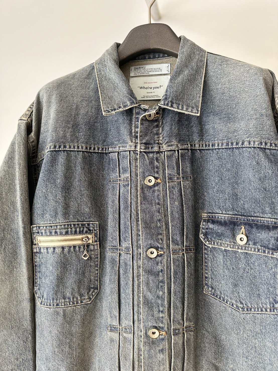 DAIRIKU<br />2pkt Vintage Denim Jacket / Indigo<img class='new_mark_img2' src='https://img.shop-pro.jp/img/new/icons14.gif' style='border:none;display:inline;margin:0px;padding:0px;width:auto;' />