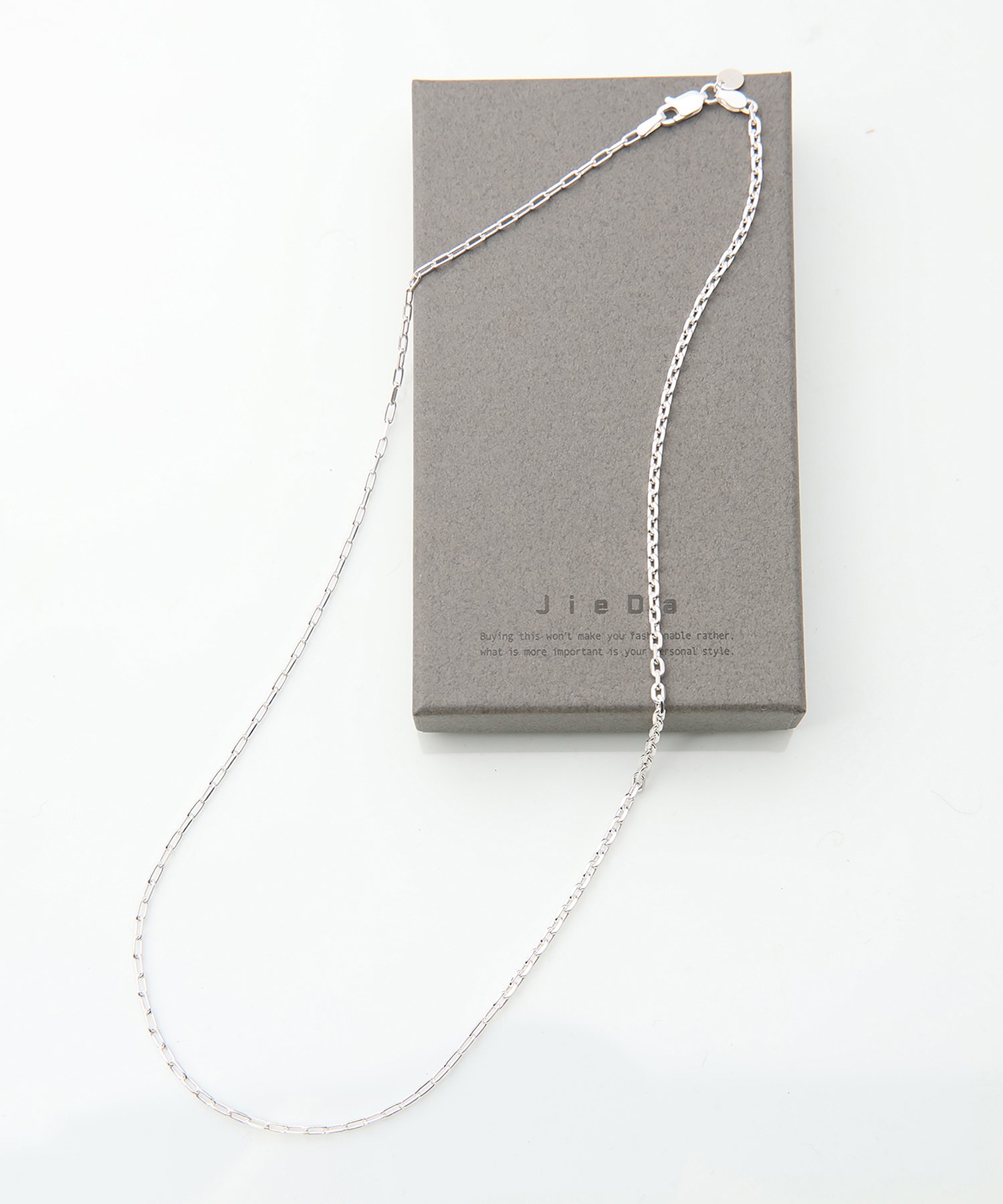 JieDa<br />925 SILVER THIN SWITCHING NECKLACE / SILVER<img class='new_mark_img2' src='https://img.shop-pro.jp/img/new/icons47.gif' style='border:none;display:inline;margin:0px;padding:0px;width:auto;' />