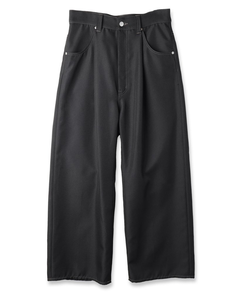 JieDa<br />WIDE ONE TUCK STRAIGHT PANTS / BLACK<img class='new_mark_img2' src='https://img.shop-pro.jp/img/new/icons47.gif' style='border:none;display:inline;margin:0px;padding:0px;width:auto;' />