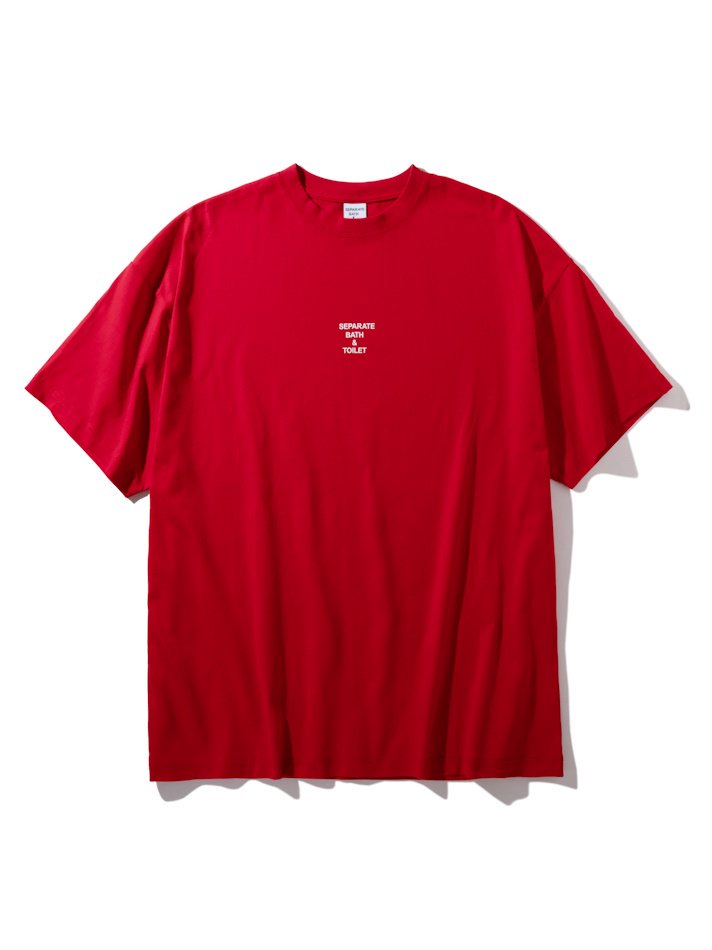SEPARATE BATH & TOILET<br />SS TEE AKA / RED<img class='new_mark_img2' src='https://img.shop-pro.jp/img/new/icons14.gif' style='border:none;display:inline;margin:0px;padding:0px;width:auto;' />