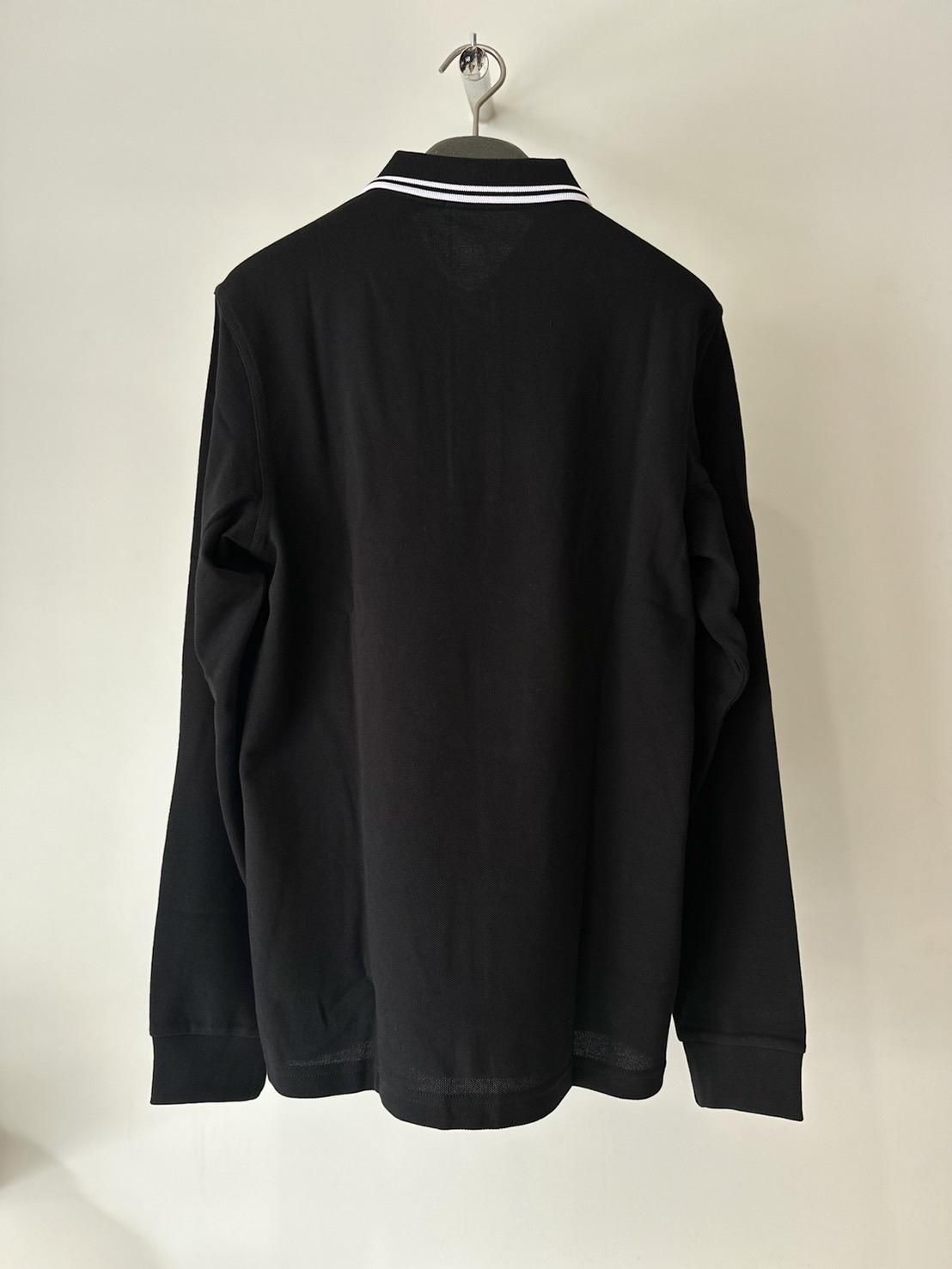 FRED PERRY<br />LS TWIN TIPPED SHIRT / BLACKWHITEWHITE<img class='new_mark_img2' src='https://img.shop-pro.jp/img/new/icons14.gif' style='border:none;display:inline;margin:0px;padding:0px;width:auto;' />