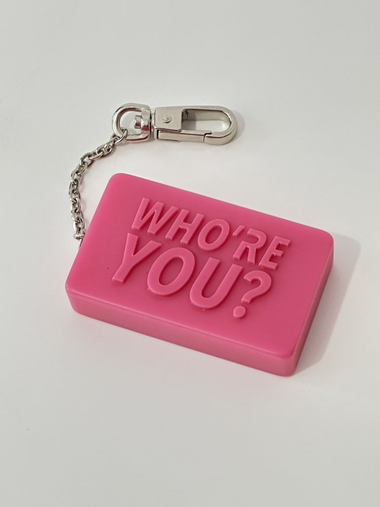 DAIRIKU<br />Who're you? Soap Key Ring / Pink<img class='new_mark_img2' src='https://img.shop-pro.jp/img/new/icons47.gif' style='border:none;display:inline;margin:0px;padding:0px;width:auto;' />