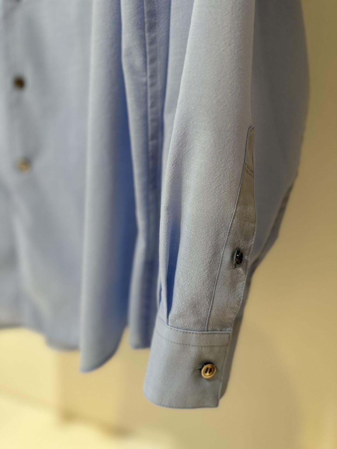 SOSHIOTSUKI<br />WRINKLE L/S SHIRT / SAX<img class='new_mark_img2' src='https://img.shop-pro.jp/img/new/icons47.gif' style='border:none;display:inline;margin:0px;padding:0px;width:auto;' />