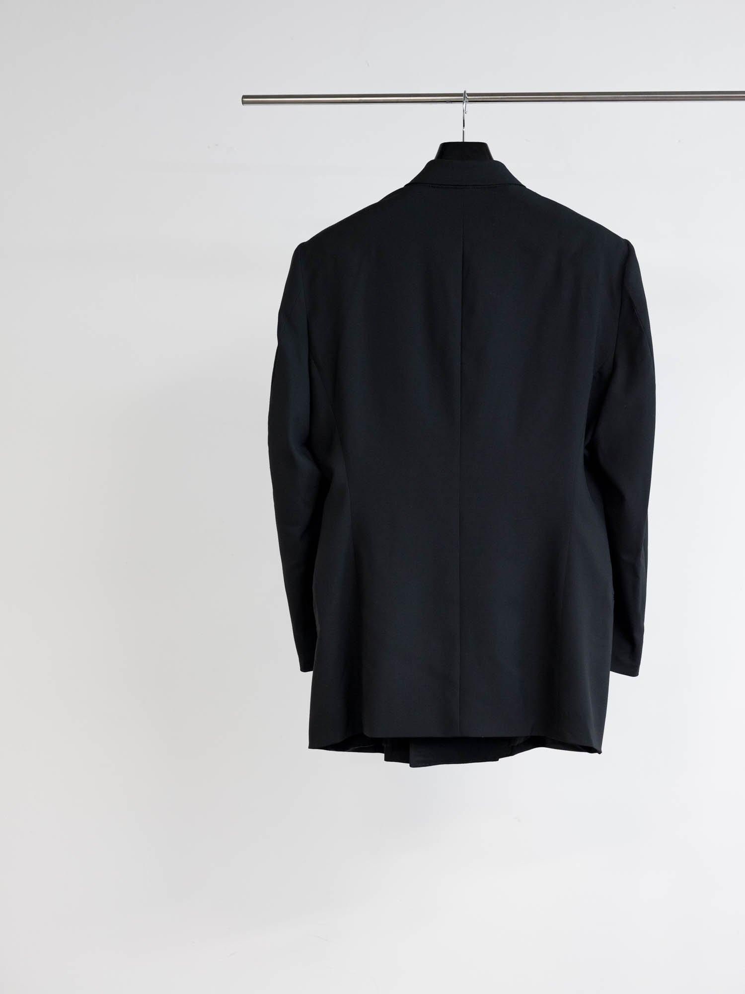 SOSHIOTSUKI<br />6B DOUBLE BREASTED SHAPED JACKET & 3 TUCK WIDE TROUSERS SET / BLACK<img class='new_mark_img2' src='https://img.shop-pro.jp/img/new/icons47.gif' style='border:none;display:inline;margin:0px;padding:0px;width:auto;' />