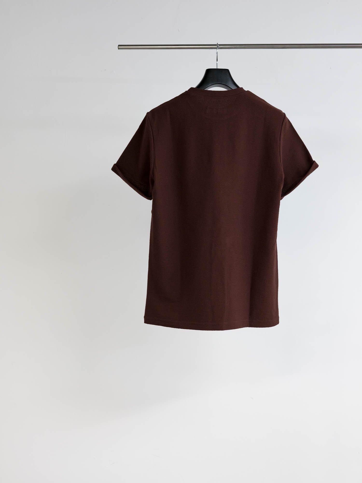 SOSHIOTSUKI<br />DRY COTTON TEE / BROWN<img class='new_mark_img2' src='https://img.shop-pro.jp/img/new/icons14.gif' style='border:none;display:inline;margin:0px;padding:0px;width:auto;' />