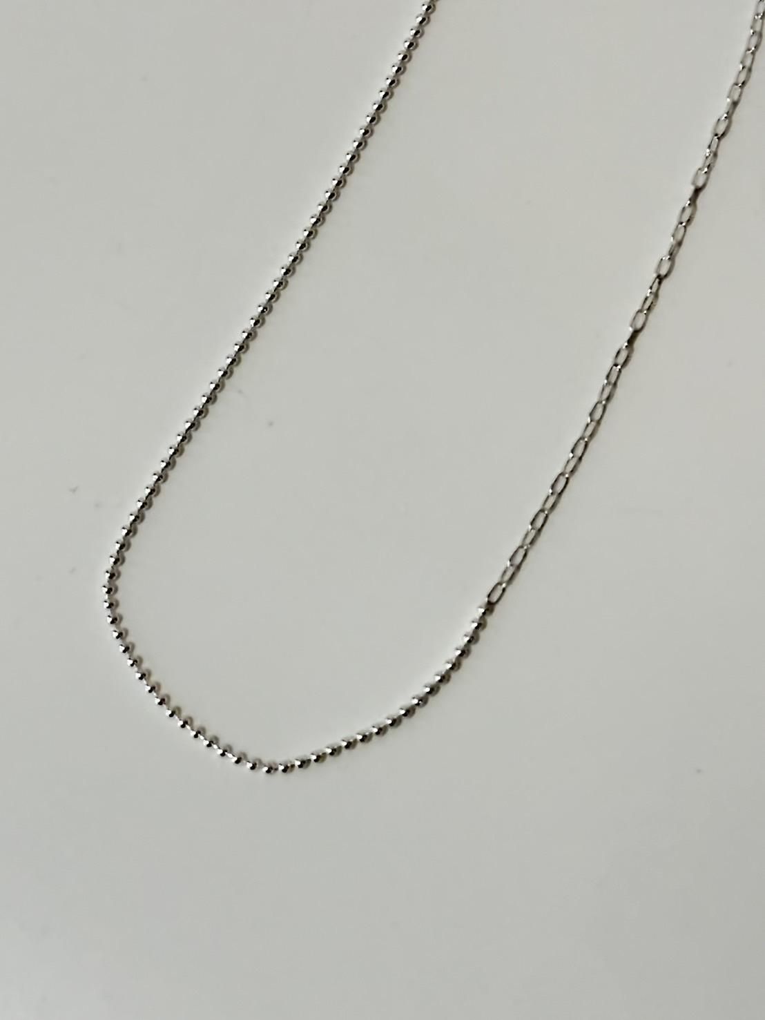 JIEDA<br />925 SILVER BALL SWITCHING NECKLACE / SILVER<img class='new_mark_img2' src='https://img.shop-pro.jp/img/new/icons14.gif' style='border:none;display:inline;margin:0px;padding:0px;width:auto;' />