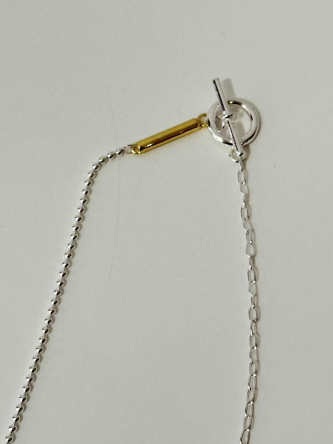 JIEDA<br />925 SILVER BALL SWITCHING NECKLACE / SILVER<img class='new_mark_img2' src='https://img.shop-pro.jp/img/new/icons14.gif' style='border:none;display:inline;margin:0px;padding:0px;width:auto;' />