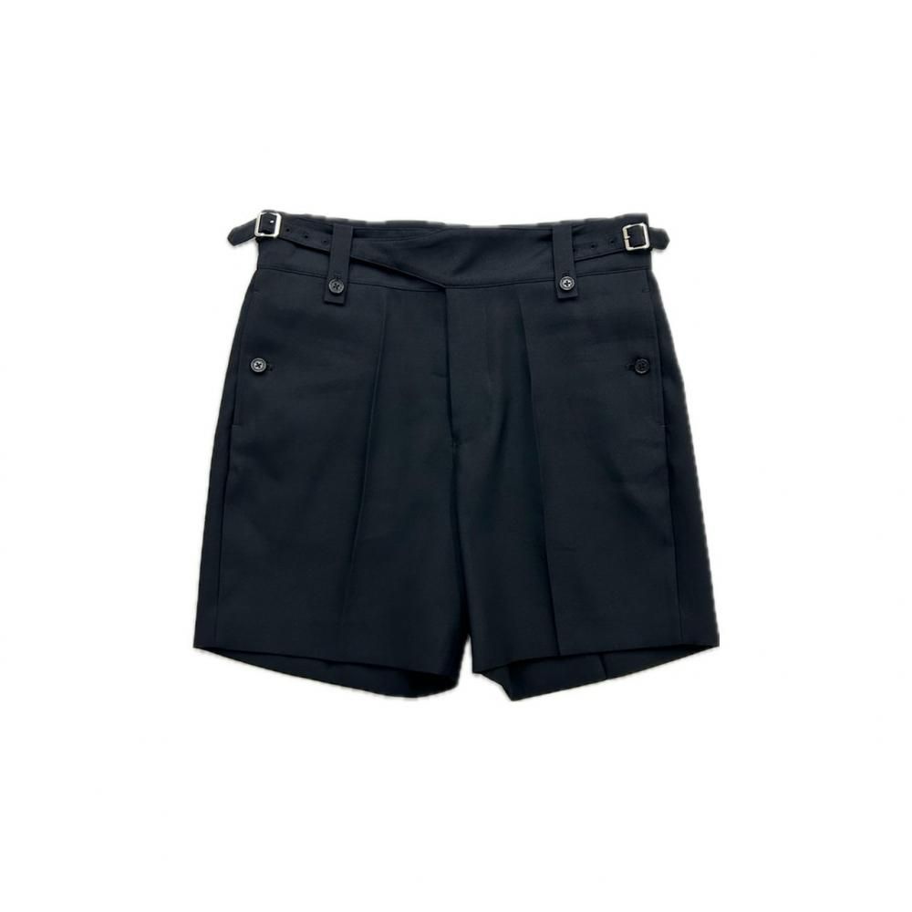 DAIRIKU<br />Jerome Wool Gurkha Half Slacks / Black<img class='new_mark_img2' src='https://img.shop-pro.jp/img/new/icons47.gif' style='border:none;display:inline;margin:0px;padding:0px;width:auto;' />