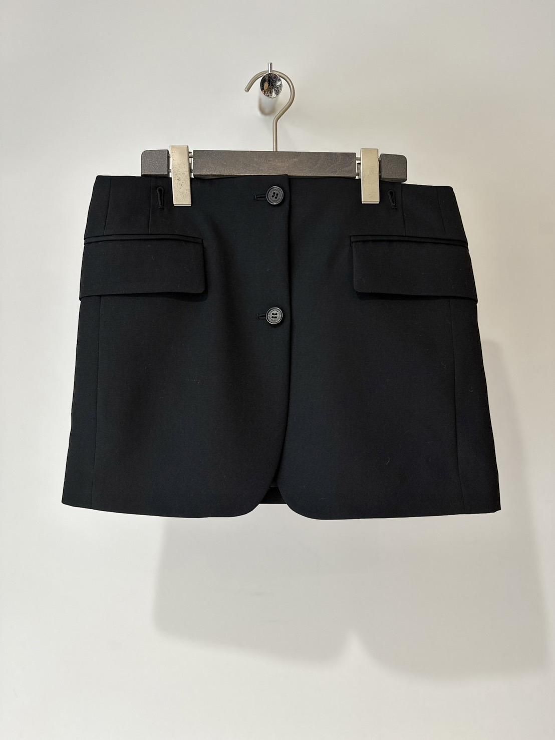 DAIRIKU<br />Tailored Hem Layered Hight West Wide Slacks / Black<img class='new_mark_img2' src='https://img.shop-pro.jp/img/new/icons47.gif' style='border:none;display:inline;margin:0px;padding:0px;width:auto;' />