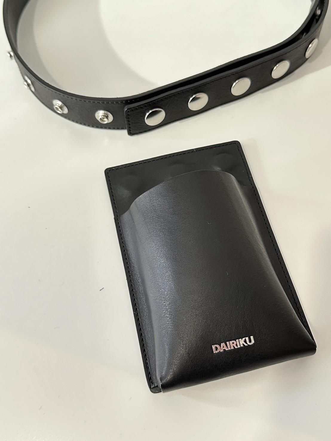 DAIRIKU<br />Studs Velt with Holder Bag / Black<img class='new_mark_img2' src='https://img.shop-pro.jp/img/new/icons47.gif' style='border:none;display:inline;margin:0px;padding:0px;width:auto;' />
