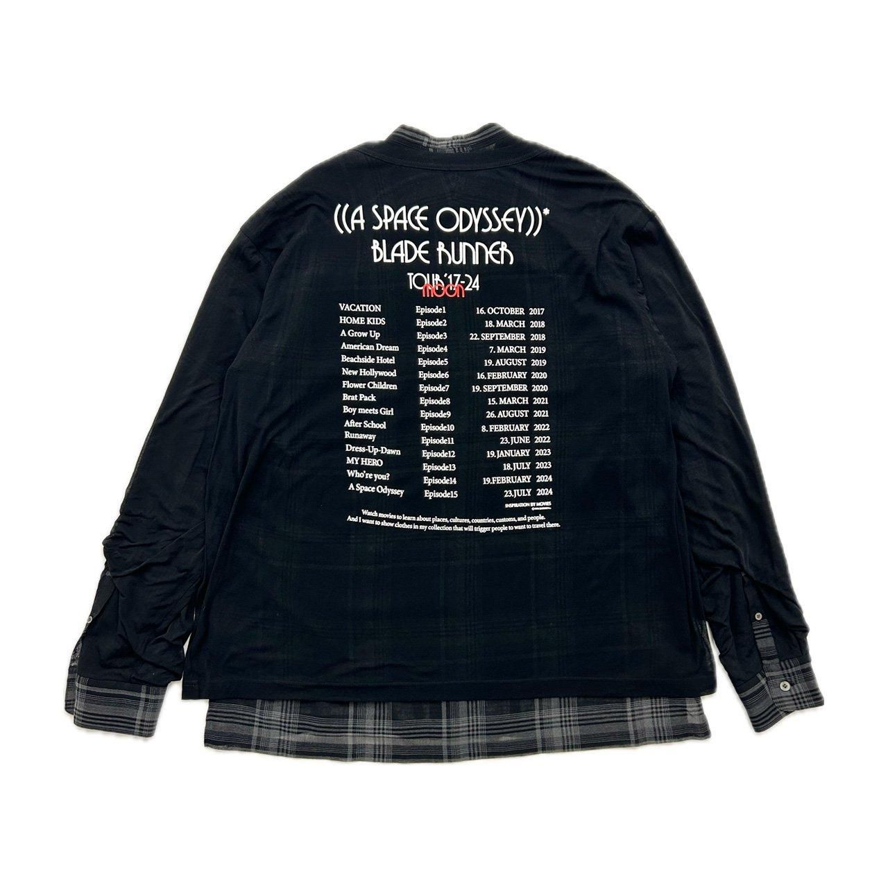 DAIRIKU<br />Skelton Layered Check Tie Shirt /  Black&Grey <img class='new_mark_img2' src='https://img.shop-pro.jp/img/new/icons47.gif' style='border:none;display:inline;margin:0px;padding:0px;width:auto;' />