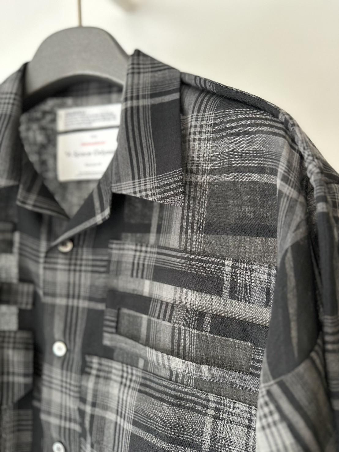 DAIRIKU<br />Astronaut Check H-S Shirt / Black&Grey<img class='new_mark_img2' src='https://img.shop-pro.jp/img/new/icons47.gif' style='border:none;display:inline;margin:0px;padding:0px;width:auto;' />