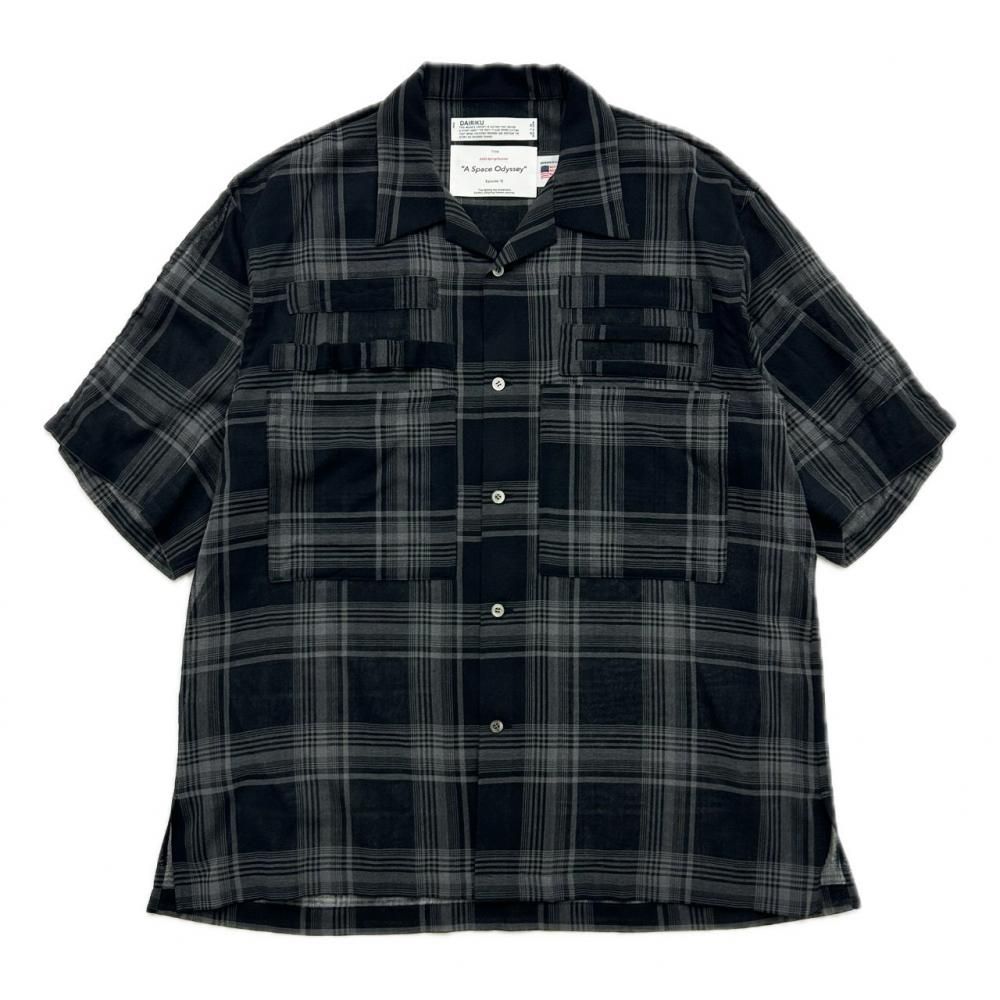 DAIRIKU<br />Astronaut Check H-S Shirt / Black&Grey<img class='new_mark_img2' src='https://img.shop-pro.jp/img/new/icons47.gif' style='border:none;display:inline;margin:0px;padding:0px;width:auto;' />