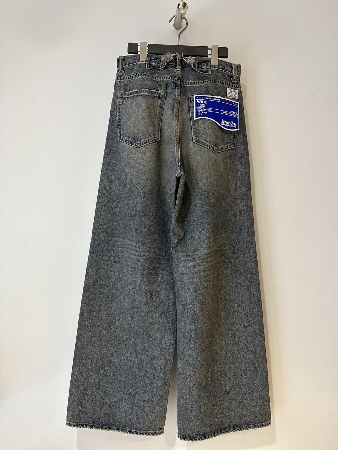 DAIRIKU<br />Wide Vintage Denim Pants / Indigo<img class='new_mark_img2' src='https://img.shop-pro.jp/img/new/icons47.gif' style='border:none;display:inline;margin:0px;padding:0px;width:auto;' />