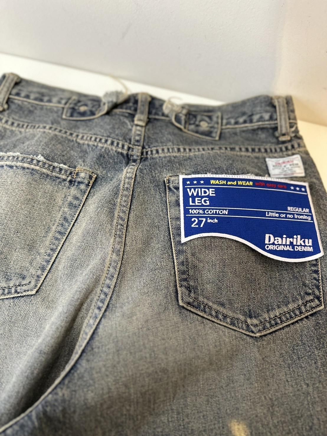 DAIRIKU<br />Wide Vintage Denim Pants / Indigo<img class='new_mark_img2' src='https://img.shop-pro.jp/img/new/icons47.gif' style='border:none;display:inline;margin:0px;padding:0px;width:auto;' />
