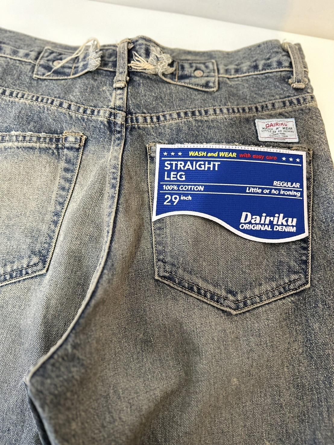 DAIRIKU<br />Straight Vintage Denim Pants / Indigo<img class='new_mark_img2' src='https://img.shop-pro.jp/img/new/icons14.gif' style='border:none;display:inline;margin:0px;padding:0px;width:auto;' />