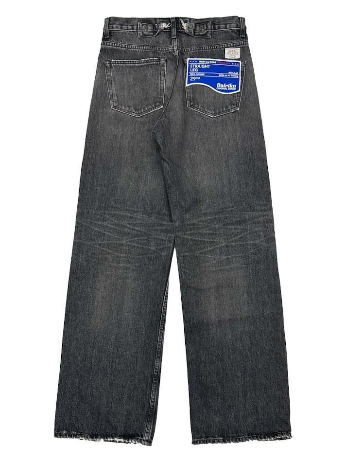 DAIRIKU<br />Straight Vintage Denim Pants / Black<img class='new_mark_img2' src='https://img.shop-pro.jp/img/new/icons14.gif' style='border:none;display:inline;margin:0px;padding:0px;width:auto;' />