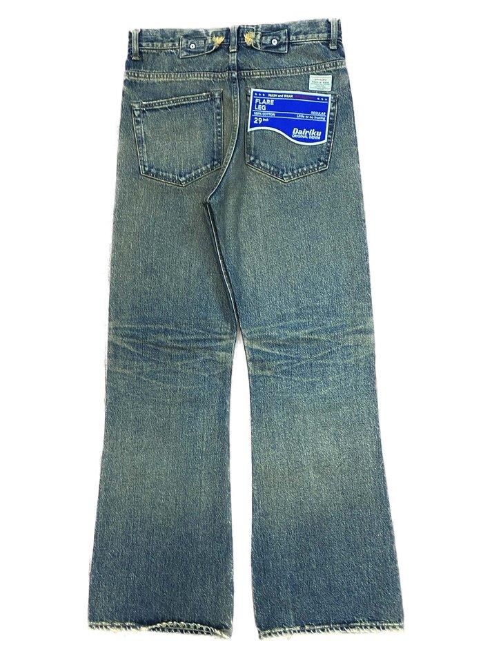 DAIRIKU<br />Flare Vintage Denim Pants / Indigo<img class='new_mark_img2' src='https://img.shop-pro.jp/img/new/icons14.gif' style='border:none;display:inline;margin:0px;padding:0px;width:auto;' />