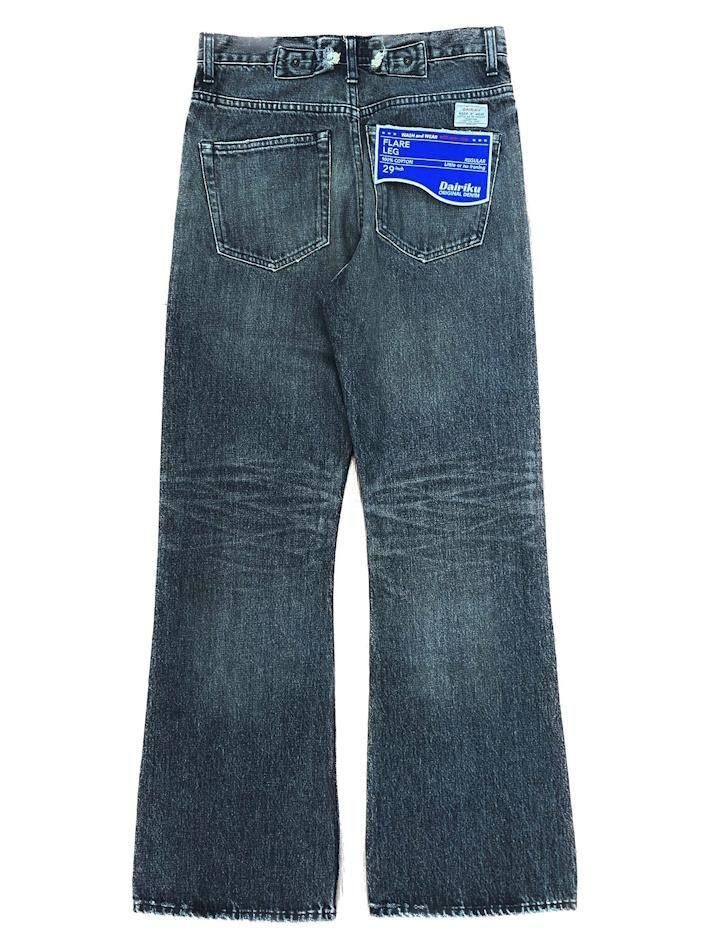 DAIRIKU<br />Flare Vintage Denim Pants / Black<img class='new_mark_img2' src='https://img.shop-pro.jp/img/new/icons14.gif' style='border:none;display:inline;margin:0px;padding:0px;width:auto;' />