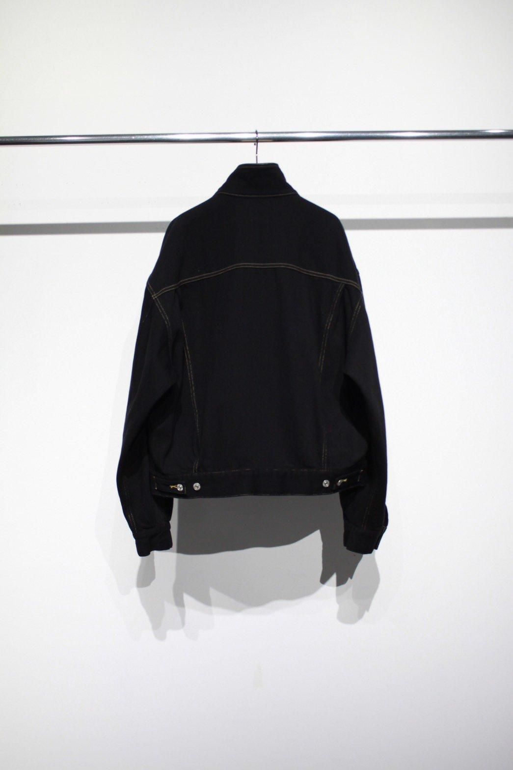 soe<br />Swiching Collar Denim Jacket / BLACK<img class='new_mark_img2' src='https://img.shop-pro.jp/img/new/icons47.gif' style='border:none;display:inline;margin:0px;padding:0px;width:auto;' />