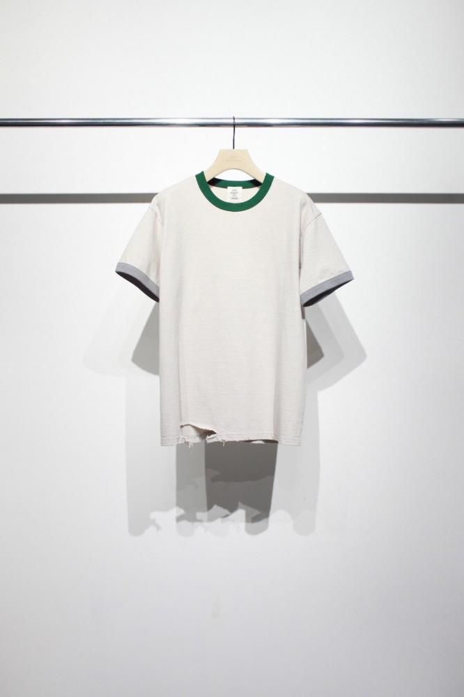 soe<br />Ripped Ringer T Shirts / GREENL.PINKGRAY<img class='new_mark_img2' src='https://img.shop-pro.jp/img/new/icons47.gif' style='border:none;display:inline;margin:0px;padding:0px;width:auto;' />