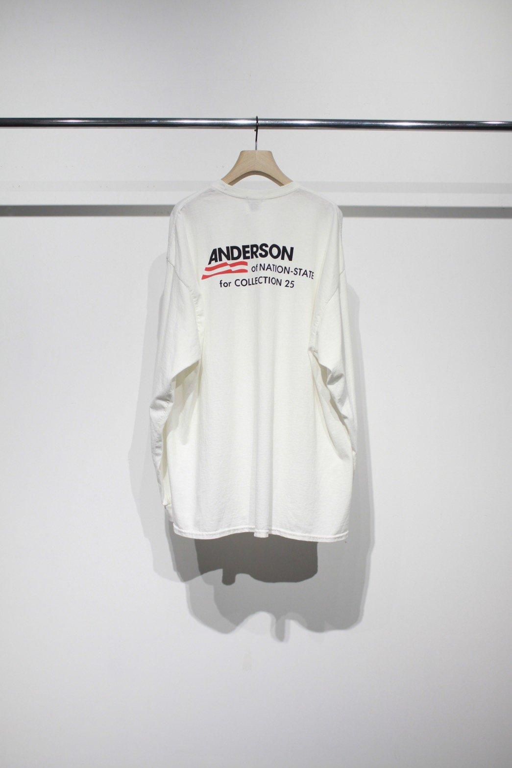 soe<br />Regular L/S T Shirts Anderson / WHITE<img class='new_mark_img2' src='https://img.shop-pro.jp/img/new/icons47.gif' style='border:none;display:inline;margin:0px;padding:0px;width:auto;' />