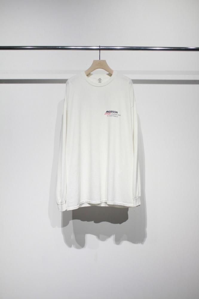 soe<br />Regular L/S T Shirts Anderson / WHITE<img class='new_mark_img2' src='https://img.shop-pro.jp/img/new/icons47.gif' style='border:none;display:inline;margin:0px;padding:0px;width:auto;' />