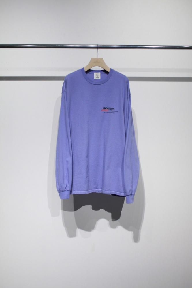soe<br />Regular L/S T Shirts Anderson / PURPLE<img class='new_mark_img2' src='https://img.shop-pro.jp/img/new/icons47.gif' style='border:none;display:inline;margin:0px;padding:0px;width:auto;' />
