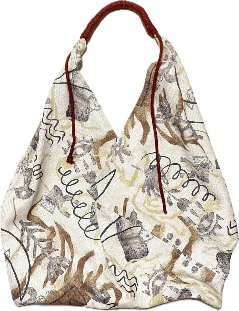 EMAM<br />Motif print  code bag / BROWN<img class='new_mark_img2' src='https://img.shop-pro.jp/img/new/icons47.gif' style='border:none;display:inline;margin:0px;padding:0px;width:auto;' />