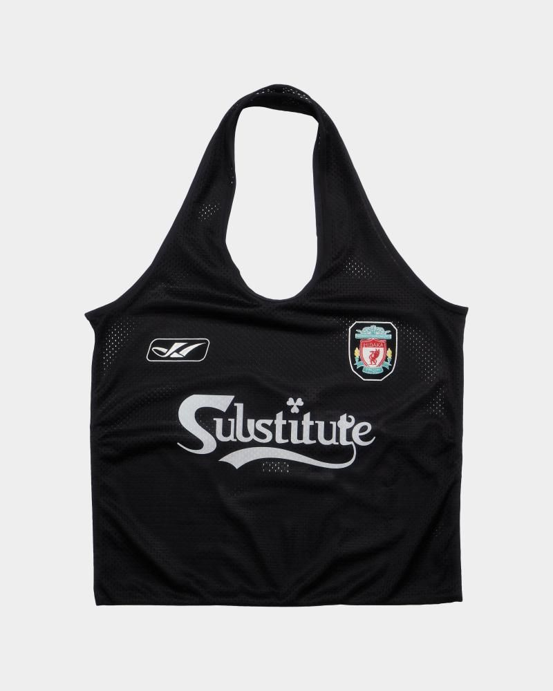 HIDAKA<br />SUBSTITUTE BIB TOTE / BLACK<img class='new_mark_img2' src='https://img.shop-pro.jp/img/new/icons47.gif' style='border:none;display:inline;margin:0px;padding:0px;width:auto;' />