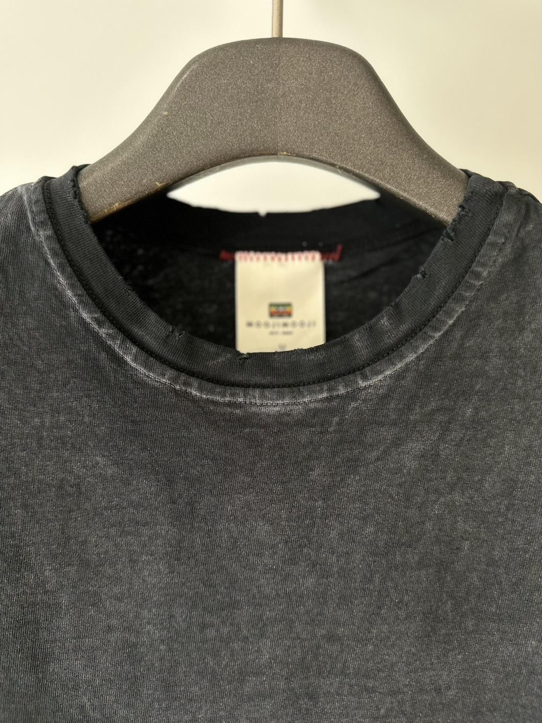 MOOJIMOOJI<br />OVERSIZE CROP T-SHIRTS / SUN FADE BLACK<img class='new_mark_img2' src='https://img.shop-pro.jp/img/new/icons14.gif' style='border:none;display:inline;margin:0px;padding:0px;width:auto;' />