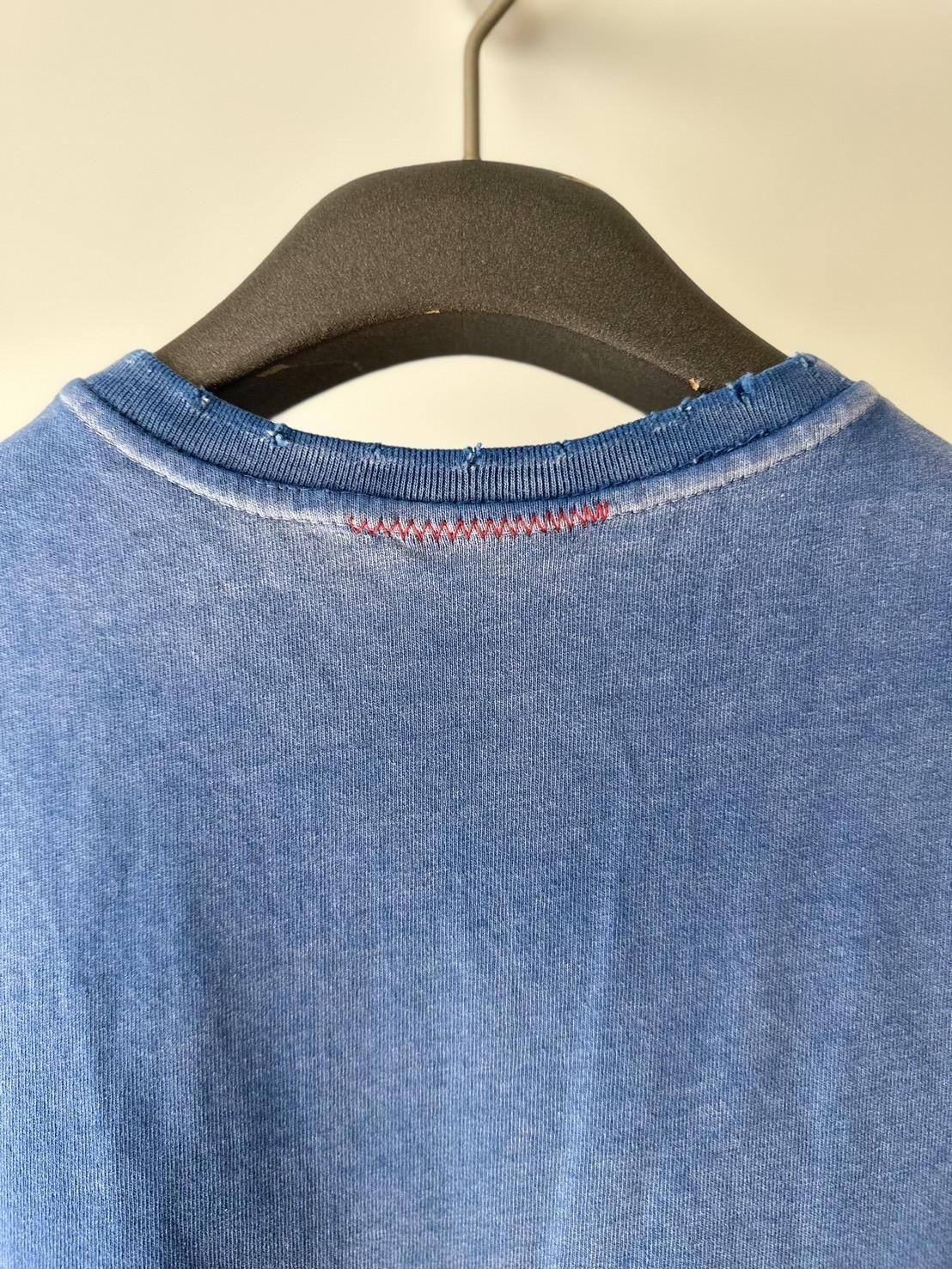 MOOJIMOOJI<br />OVERSIZE CROP T-SHIRTS / AGED BLUE<img class='new_mark_img2' src='https://img.shop-pro.jp/img/new/icons14.gif' style='border:none;display:inline;margin:0px;padding:0px;width:auto;' />