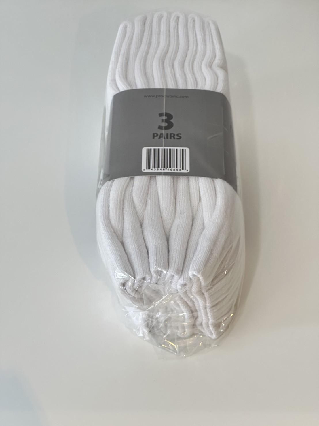 PRO CLUB<br />Stripe Crew Socks (3Pairs) / White<img class='new_mark_img2' src='https://img.shop-pro.jp/img/new/icons47.gif' style='border:none;display:inline;margin:0px;padding:0px;width:auto;' />
