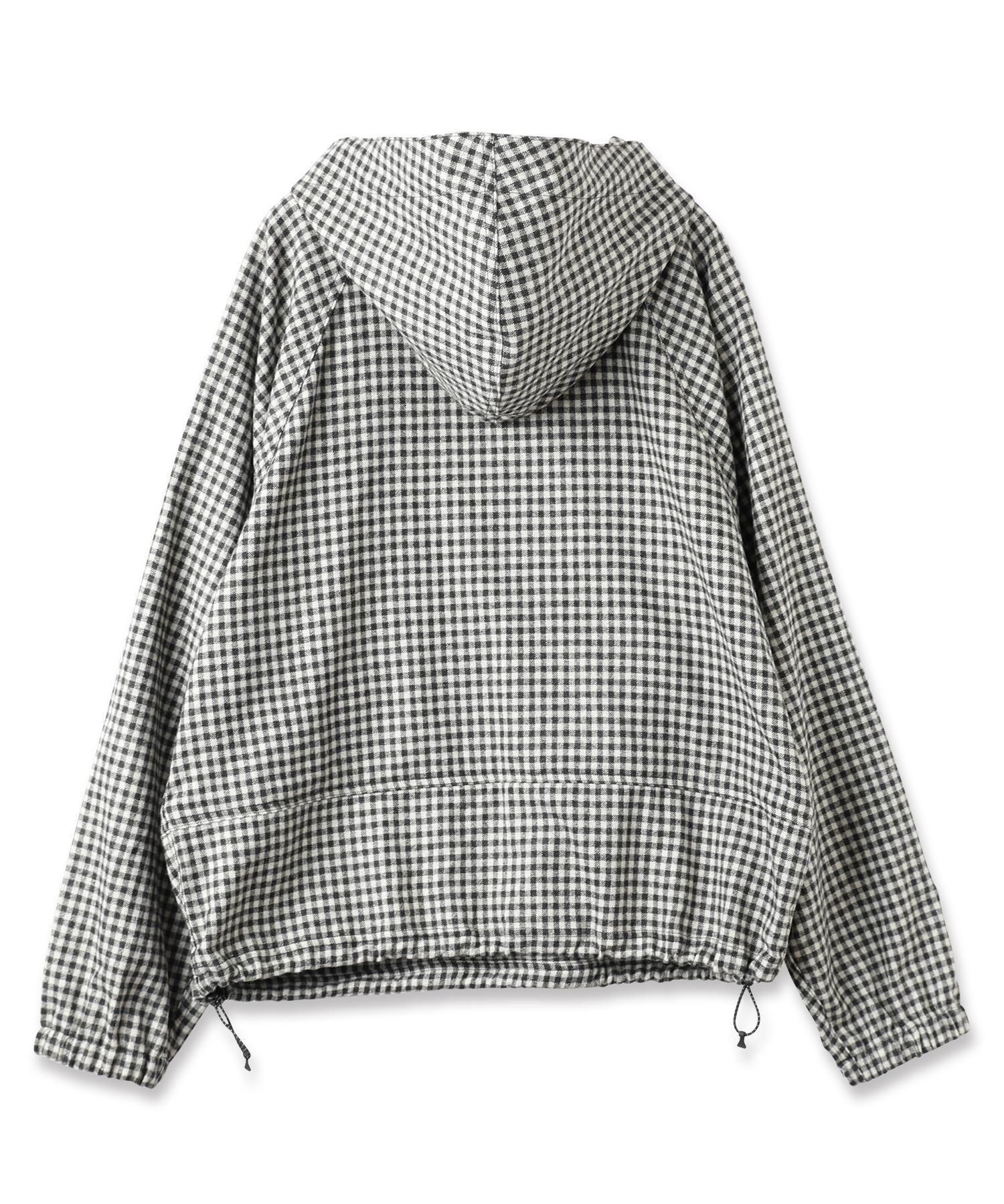 JIEDA<br />CHECK PULLOVER PARKA / WHITEBLACK<img class='new_mark_img2' src='https://img.shop-pro.jp/img/new/icons14.gif' style='border:none;display:inline;margin:0px;padding:0px;width:auto;' />