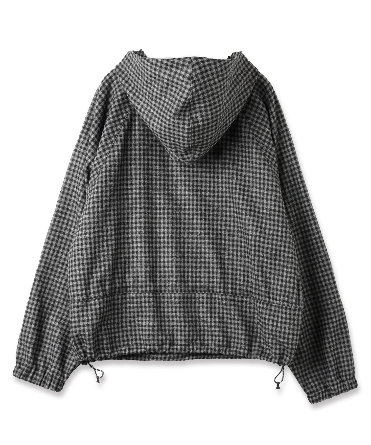 JIEDA<br />CHECK PULLOVER PARKA / GRAYBLACK<img class='new_mark_img2' src='https://img.shop-pro.jp/img/new/icons47.gif' style='border:none;display:inline;margin:0px;padding:0px;width:auto;' />