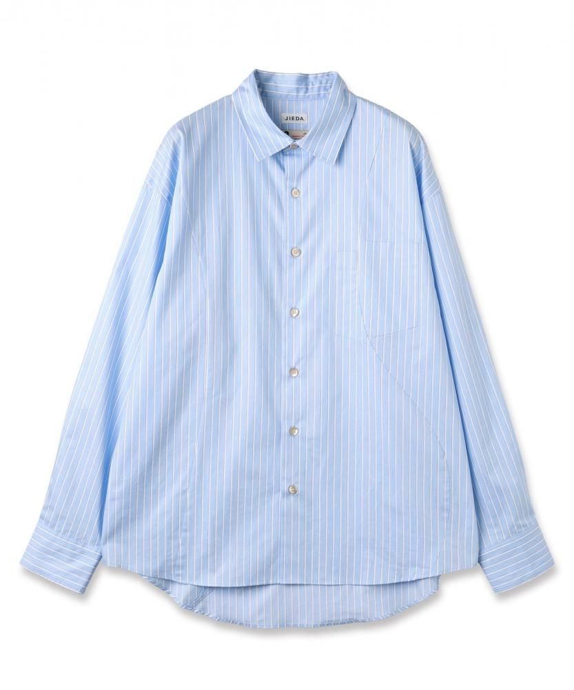 JIEDA<br />SIDOGRAS CUTTING SHIRT / STRIPE<img class='new_mark_img2' src='https://img.shop-pro.jp/img/new/icons47.gif' style='border:none;display:inline;margin:0px;padding:0px;width:auto;' />