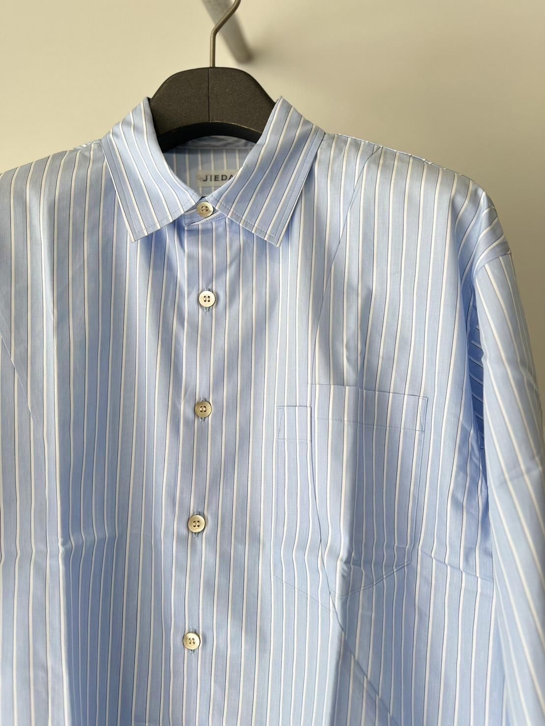 JIEDA<br />SIDOGRAS CUTTING SHIRT / STRIPE<img class='new_mark_img2' src='https://img.shop-pro.jp/img/new/icons47.gif' style='border:none;display:inline;margin:0px;padding:0px;width:auto;' />